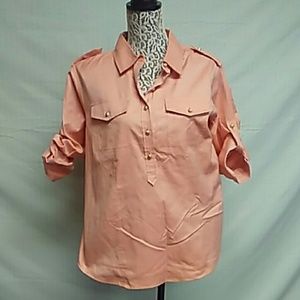 Orange Talbot's black label dress shirt